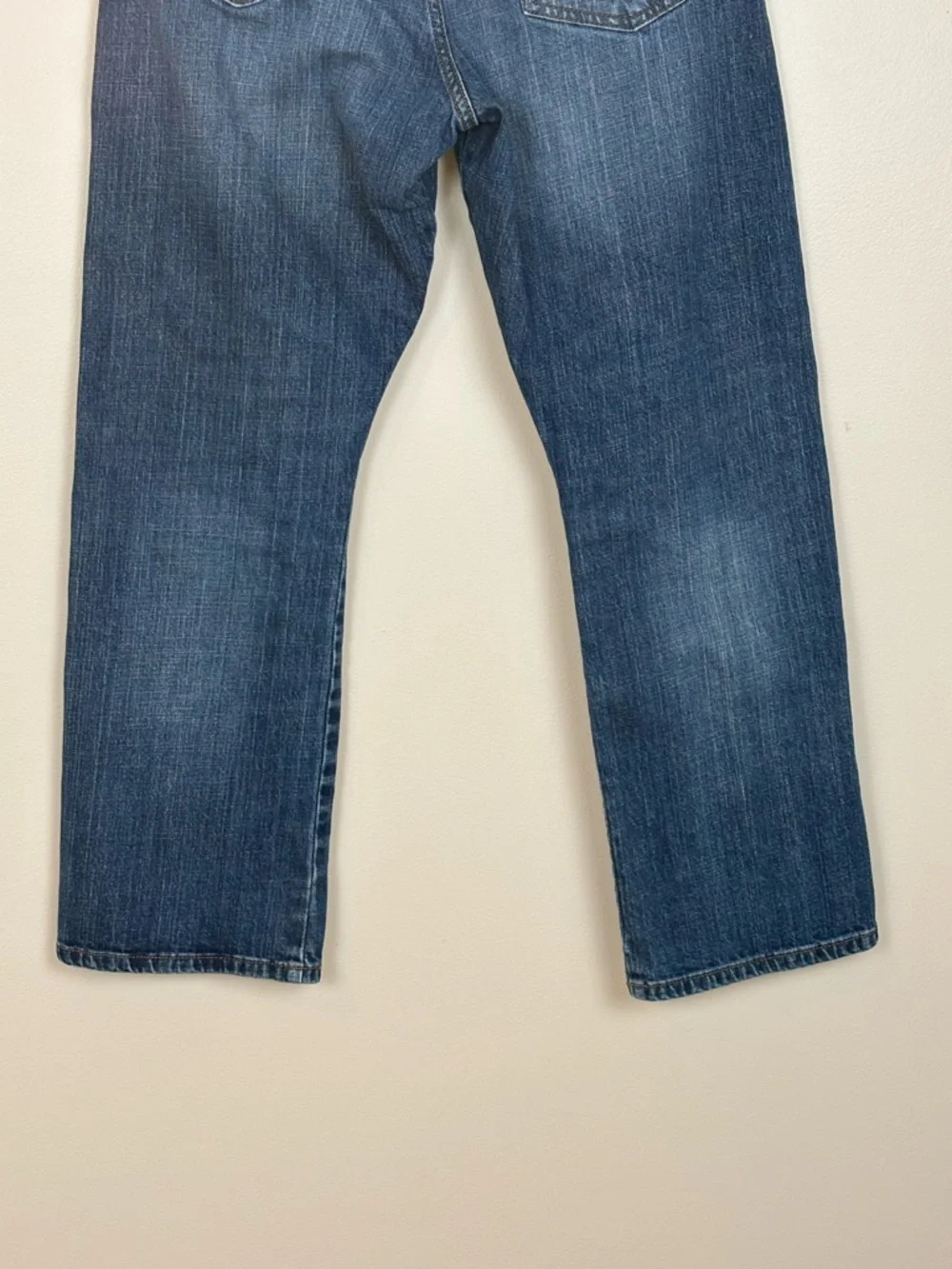 Wrangler Retro Jeans Mens‎ 32X30 (32x28.5) Blue Relaxed Boot Whiskered 5 Pocket